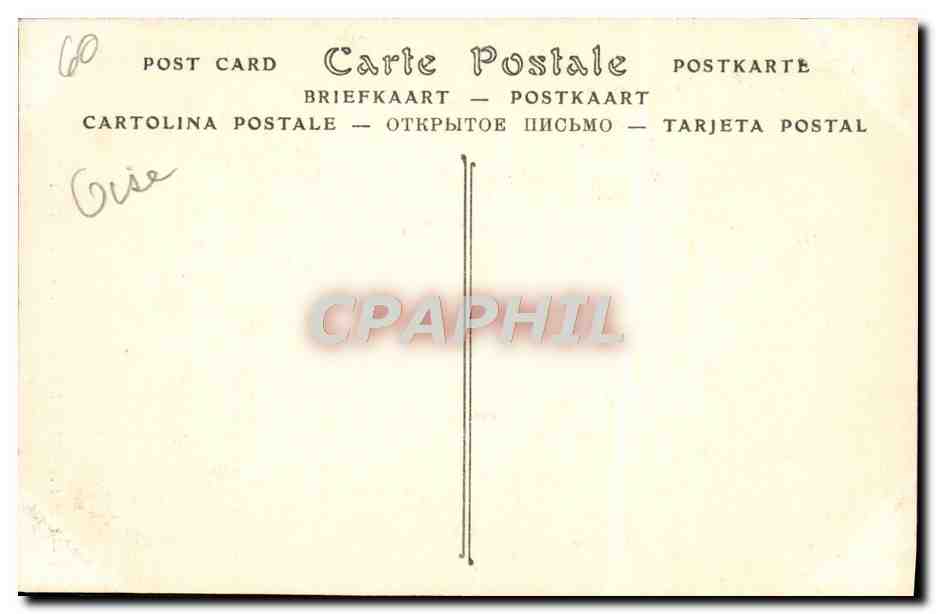 CPA Compiegne L'Hotel De Ville — Verso