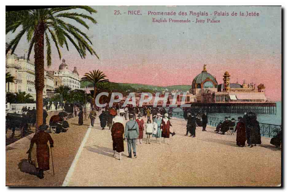 CPA Nice Promenade des Anglais Palais de la Jetee 