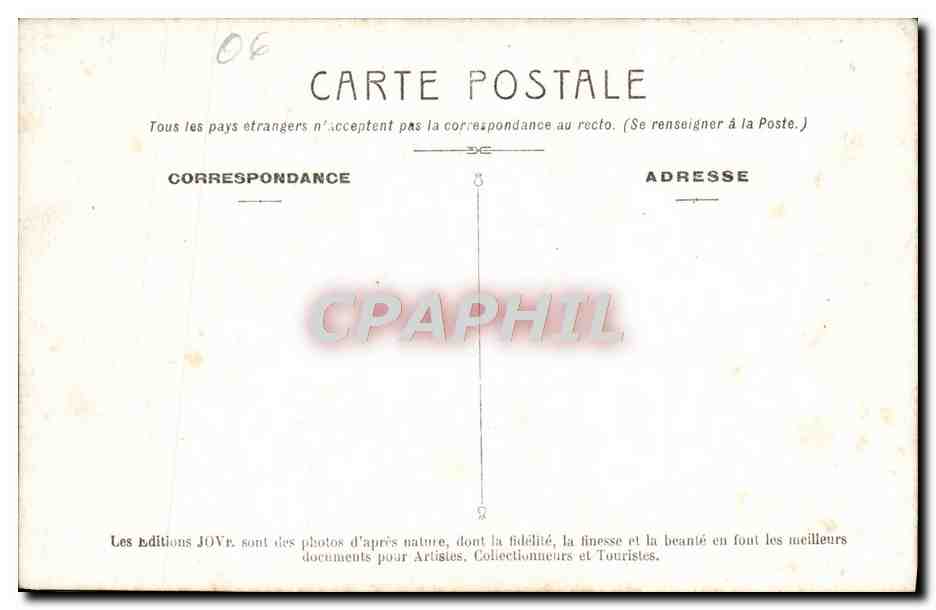 CPA Cote D'Azur Bateaux — Rückseite