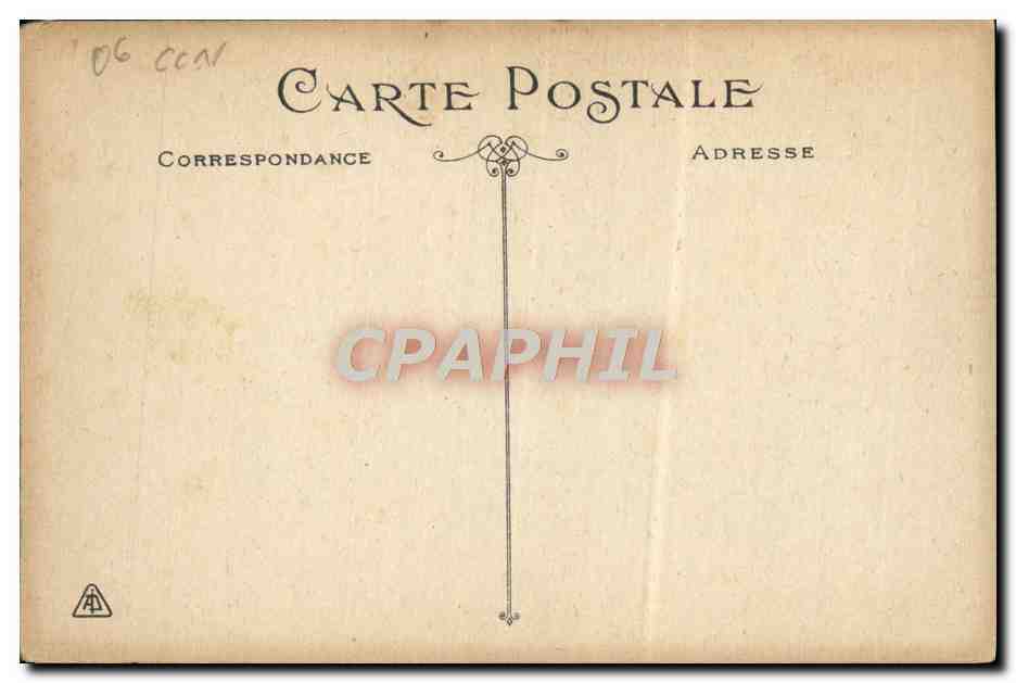 CPA Nice Le Port et le Chateau Bateau Voilier  — Rückseite
