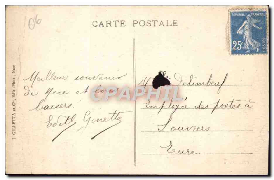 CPA Nice Hotel Ruhl — Verso