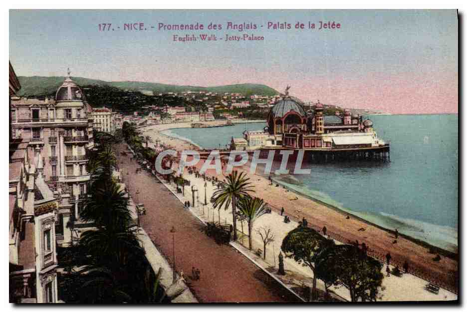 CPA Nice Promenade des Anglais Palais de la Jetee