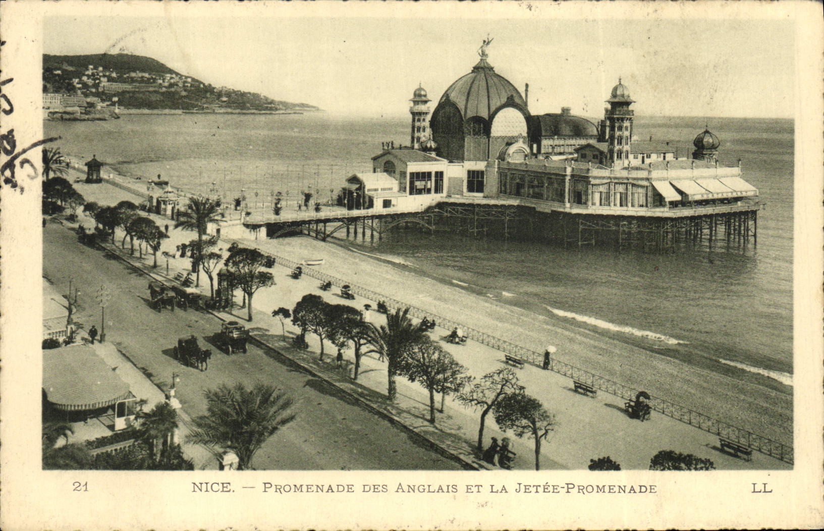 CPA Nice Promenade Des Anglais Et La Jetee Promenade