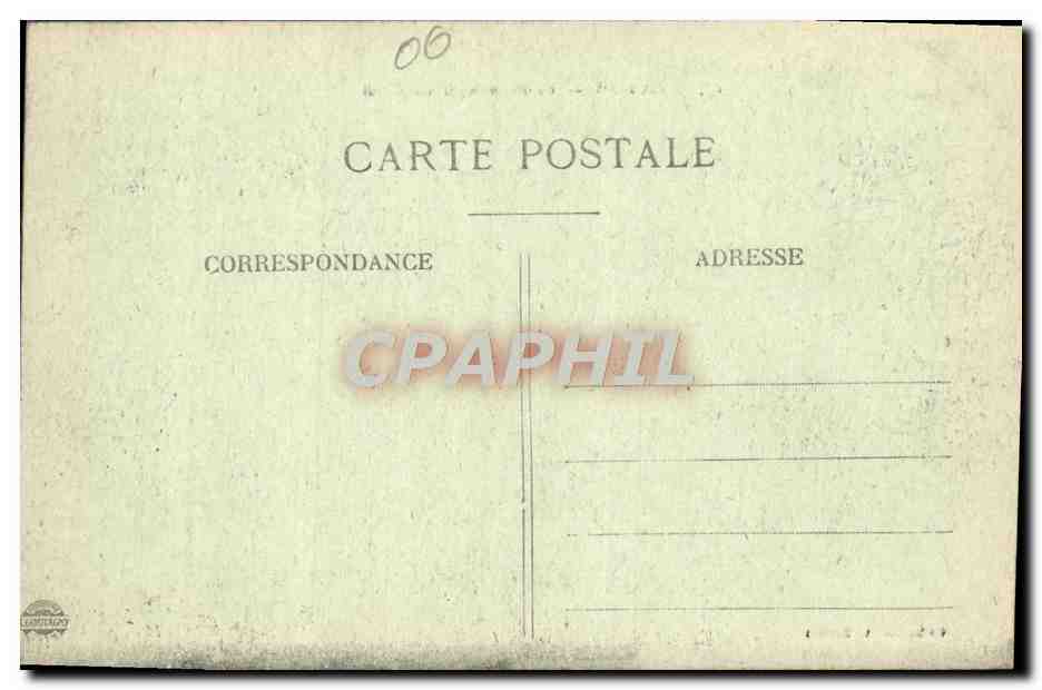 CPA Menton La Promenade du Midi — Rückseite