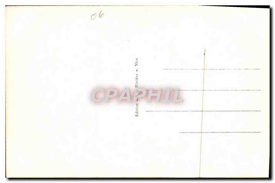CPA Nice La Promenade des Anglais — Rückseite