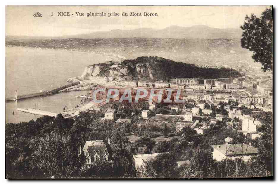 CPA Nice Vue Generale Prise du Mont Boron