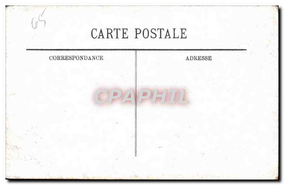CPA Lourdes La Basilique — Verso