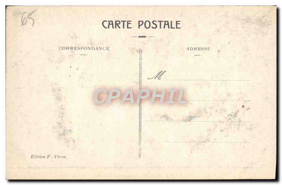CPA Lourdes 12eme Station du Calvaire Jesus meurt sur la Croix — Verso