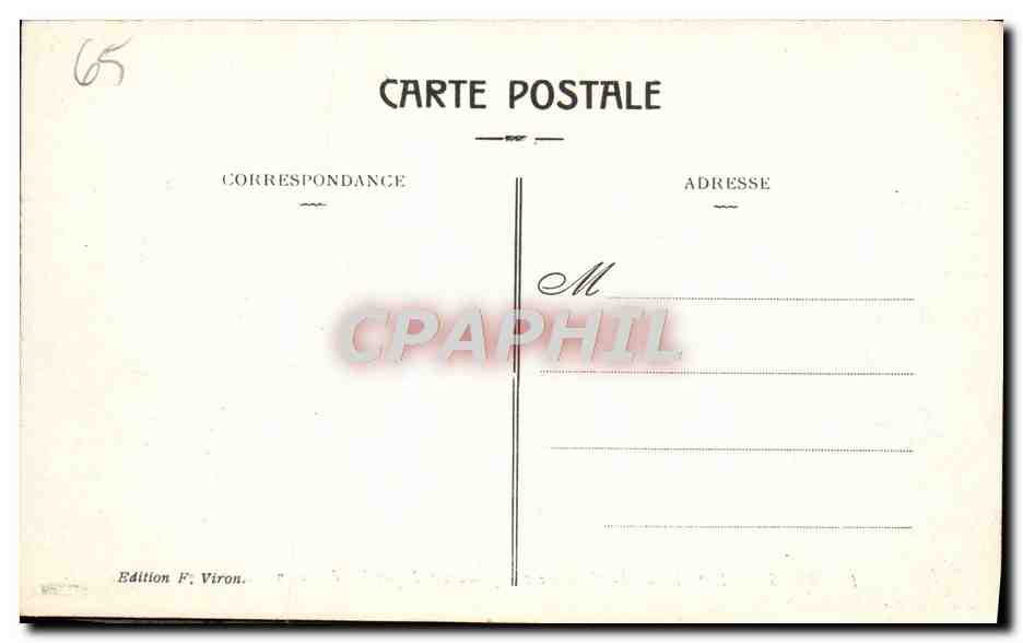 CPA Lourdes 10eme Station du Calvaire Jesus est depuille de ses vetements — Verso