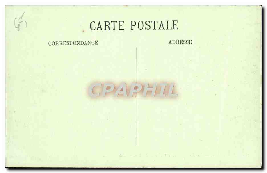 CPA Lourdes La Basilique et la Calvaire Breton — Verso