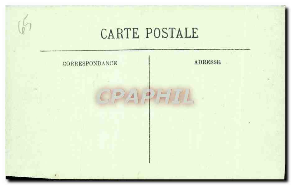 CPA Lourdes Vue Plongeante — Rückseite