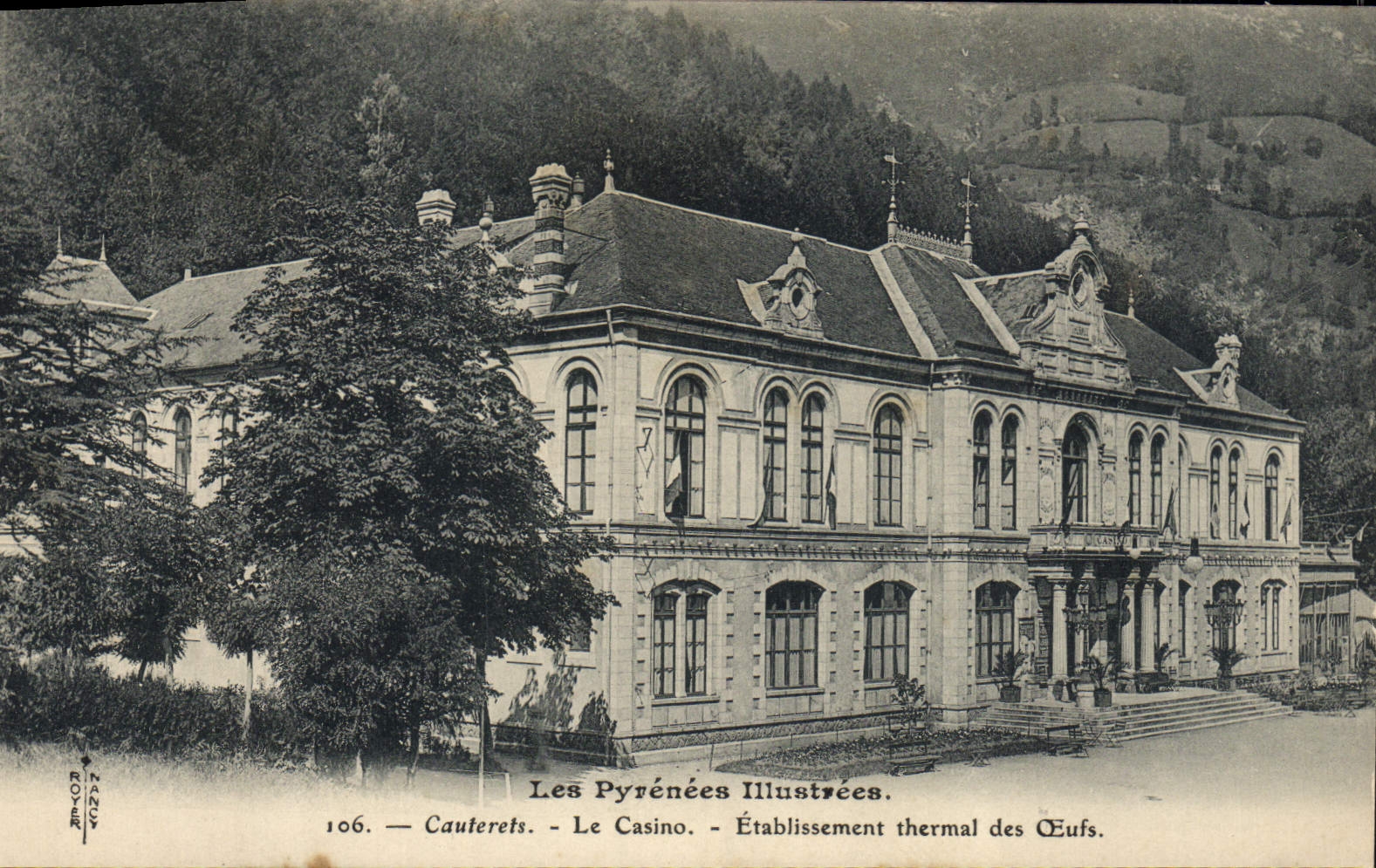 CPA Cauterets Le Casino Etablissement Thermal des Oeufs