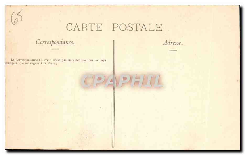 CPA Cauterets Le Casino Etablissement Thermal des Oeufs — Rückseite