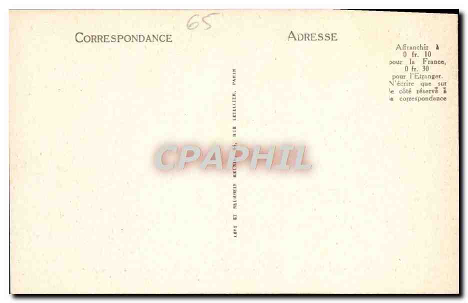 CPA Lourdes Grottes du Loup Temple des Meduses — Verso