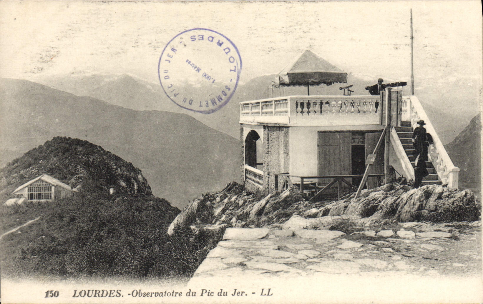 CPA Lourdes Observatoire du Pic du Jer