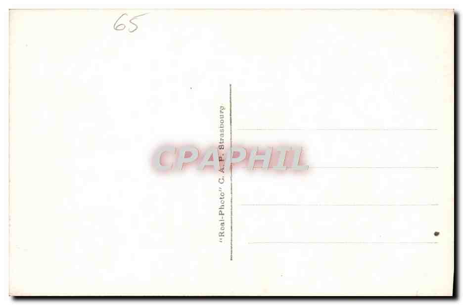 CPA Lourdes Les Piseines et le Gave — Rückseite