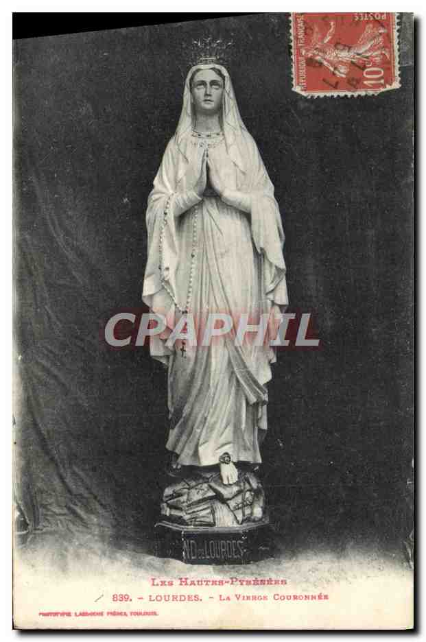 CPA Lourdes La Vierge Couronnee