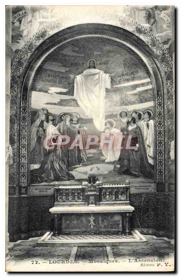 CPA Lourdes Mosaiques L'Ascension