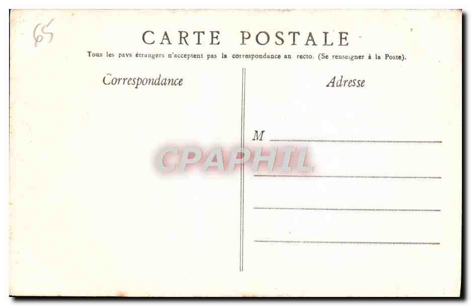 CPA Lourdes Mosaiques L'Ascension — Verso