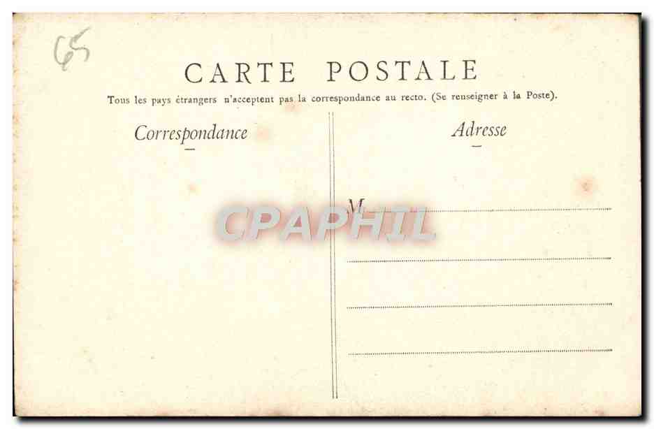 CPA Lourdes Mosaiques Le Crucifiement Christ — Verso