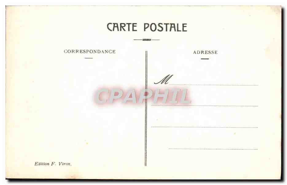 CPA Lourdes Maison Paternelle de Bernadette Soubirous — Verso