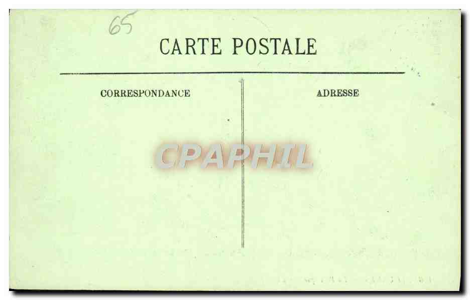 CPA Lourdes La Basilique — Verso