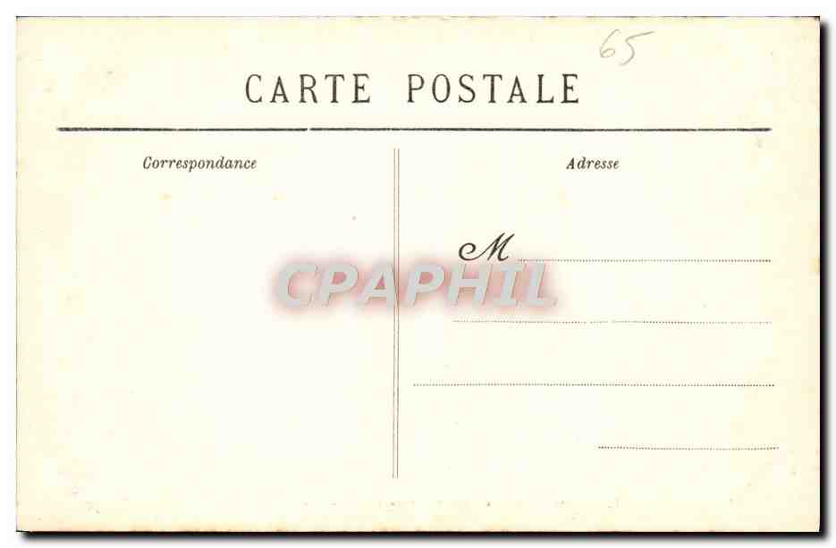 CPA Lourdes Entree du rosaire Benediction du TS sacrement  — Verso