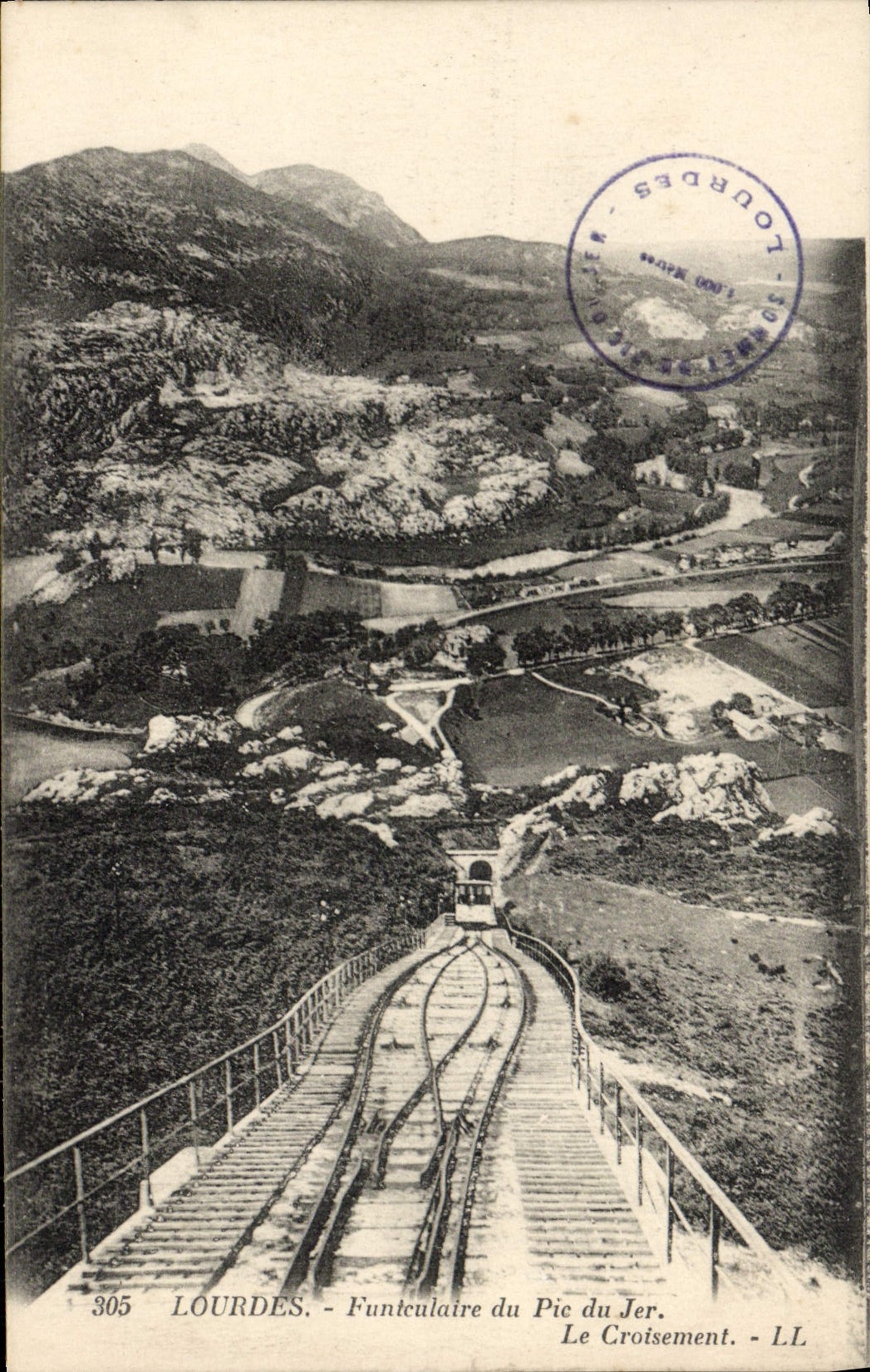 CPA Lourdes Funiculaire du Pic du Jer