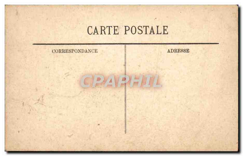 CPA Lourdes Le Chateau Fort — Rückseite