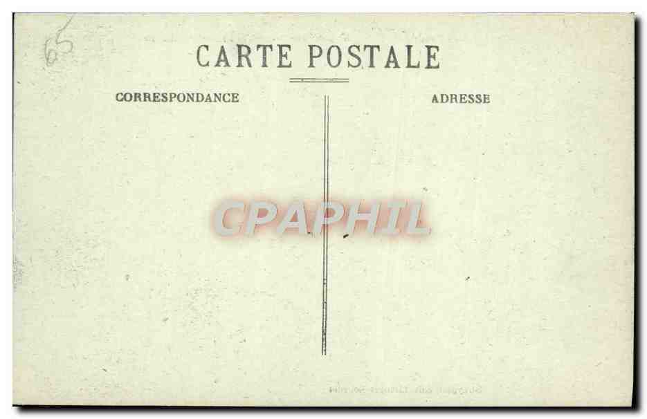 CPA Lourdes Le Viaduc du Pic du Jer — Verso