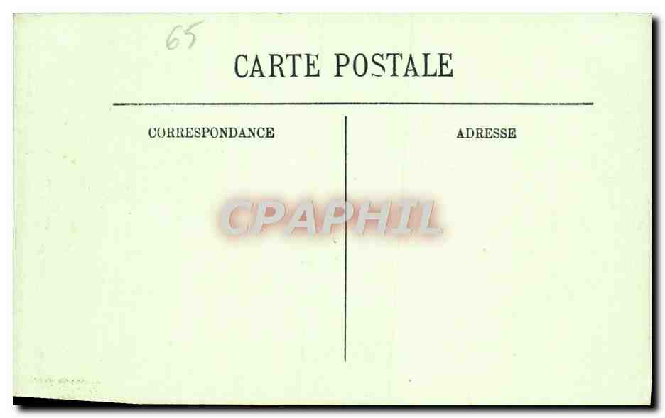 CPA Lourdes La Vallee d'Argeles et les Pyrenees — Rückseite