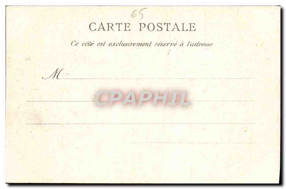 CPA Lourdes Les Piscines  — Verso