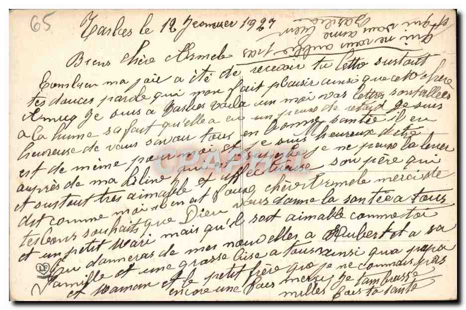 Tarbes - La Fontaine 'L'Inondation' - Éditeur Labouche Fr. - Toulouse, n°74 — Rückseite