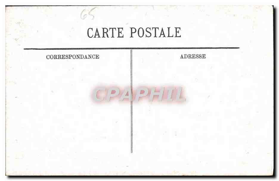 CPA Lourdes Funiculaire du Pic du Jer — Rückseite