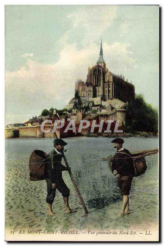Le Mont-Saint-Michel — Vue générale au Nord-Est — LL.