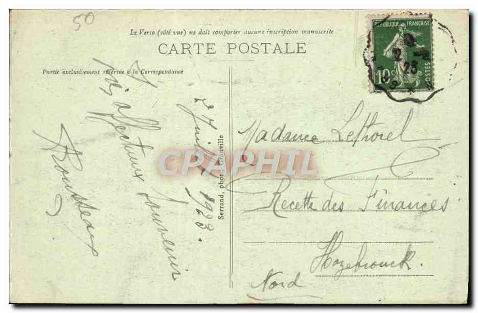 CPA Granville Le Bain — Rückseite