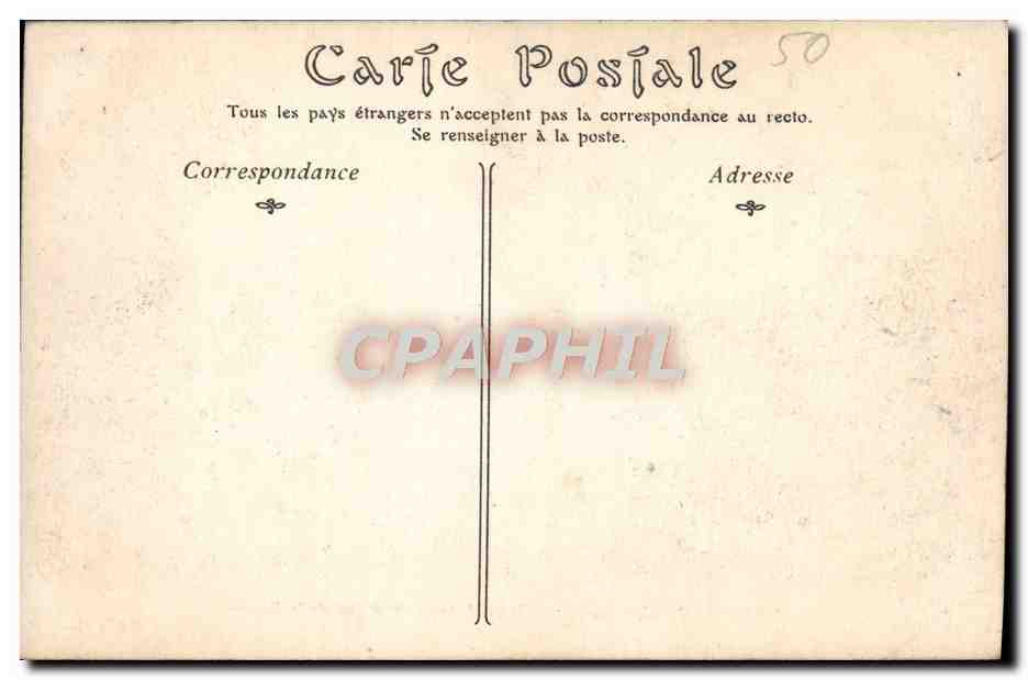 CPA Le Mont St Michel Cote Sud Vue Prise a L'est de la digue — Verso