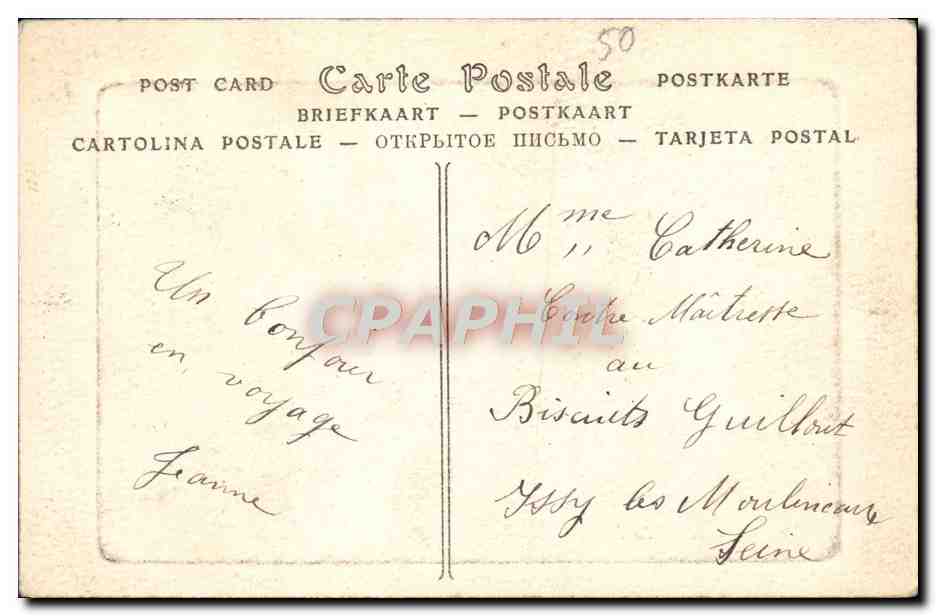 CPA Le Mont St Michel Greves Les Pres Sales Moutons  — Verso
