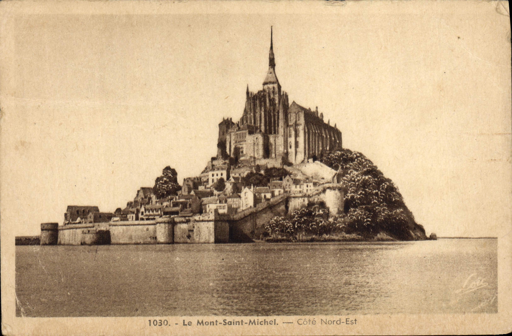 Le Mont-Saint-Michel — Côté Nord-Est — Édition Missy, n°1030