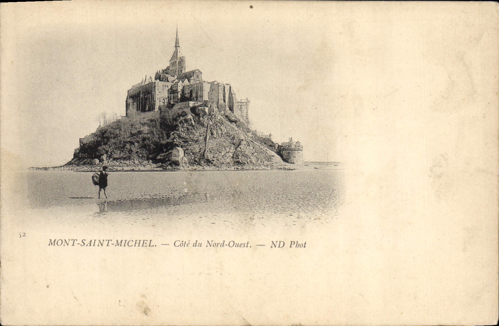 CPA Mont Saint Michel Cote du Nord Ouest