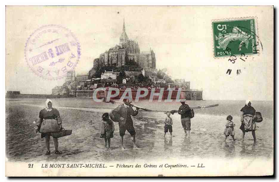 Mont Saint-Michel — Fischer der Strände und Coquetières — LL.