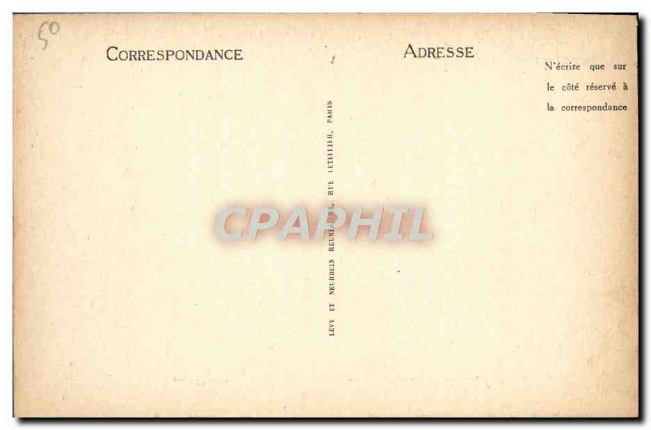 CPA Mont St Michel L'Abbaye Salle des Hotes — Verso