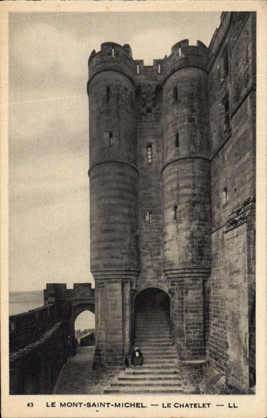 CPA Mont St Michel Le Chatelet