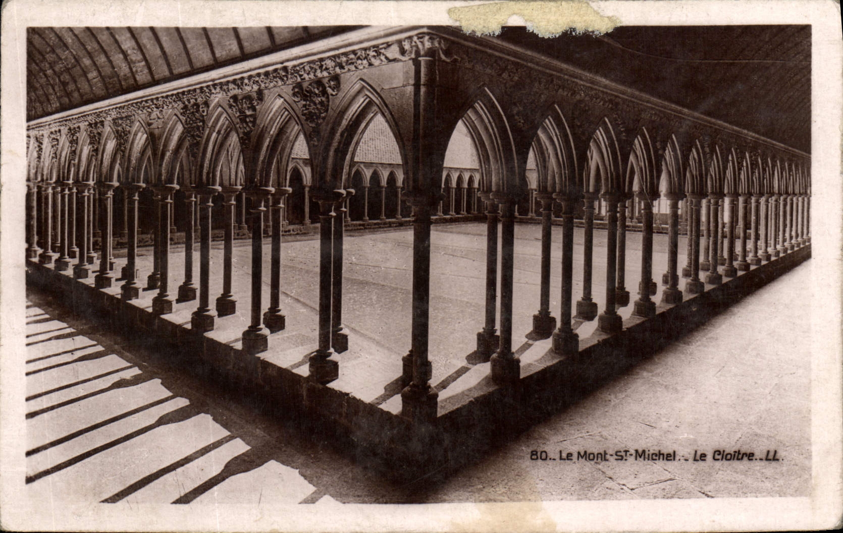 Le Mont-Saint-Michel — Le Cloître — Édition A. DEVAL - Anverso