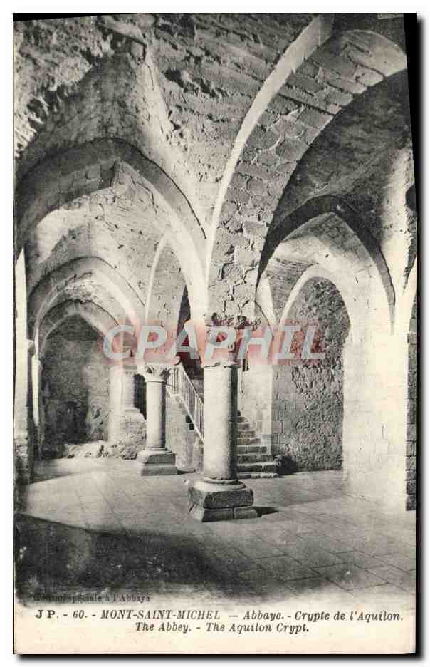 Mont-Saint-Michel — Crypte de l'Aquilon — J.P. - 60