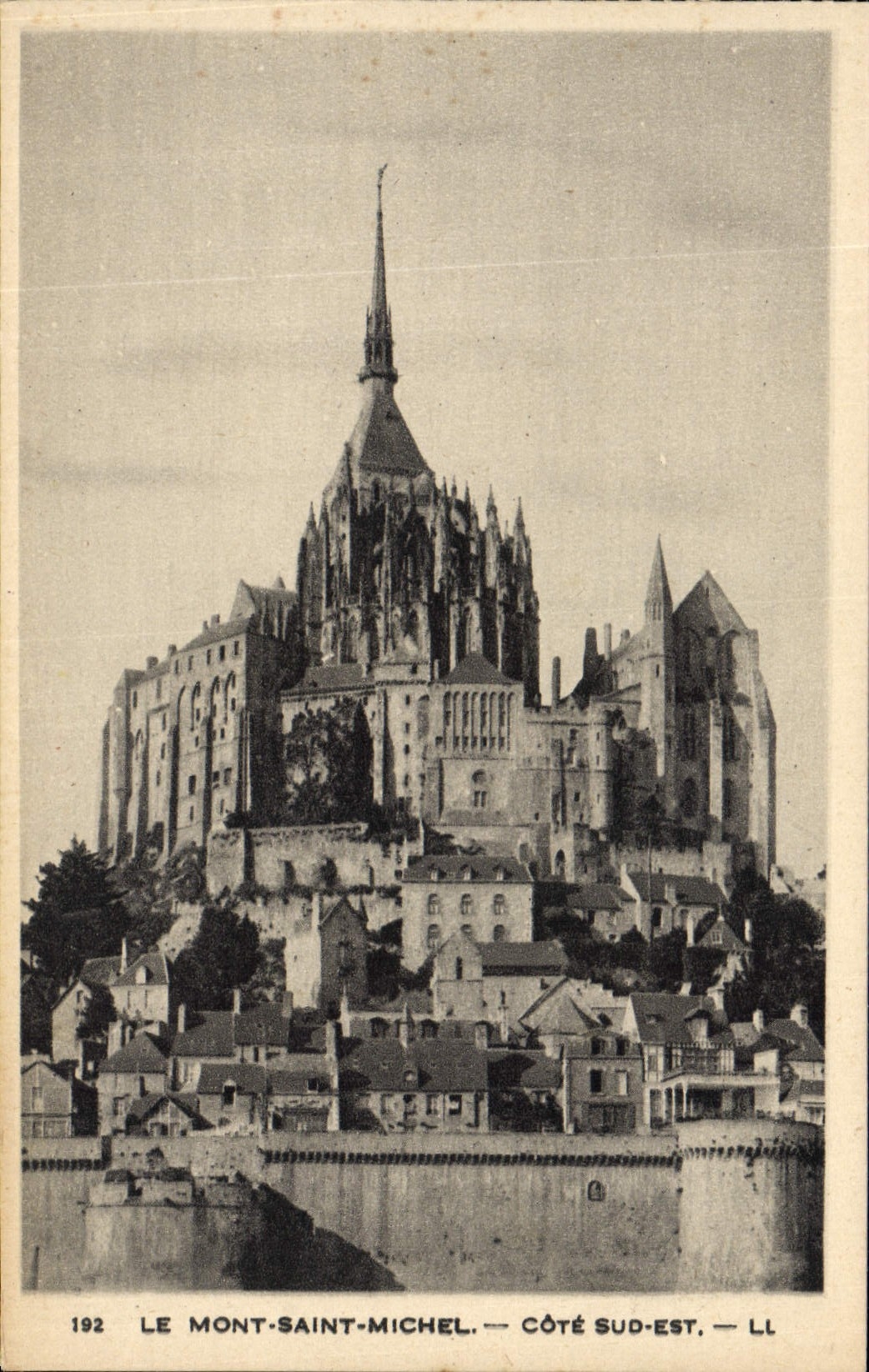 CPA Mont St Michel Cote Sud Est