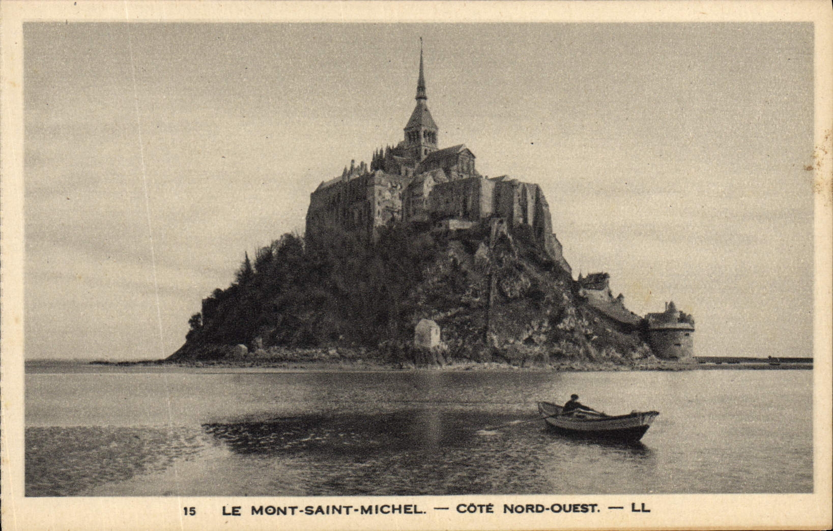 Le Mont-Saint-Michel — Côté Nord-Ouest — LL