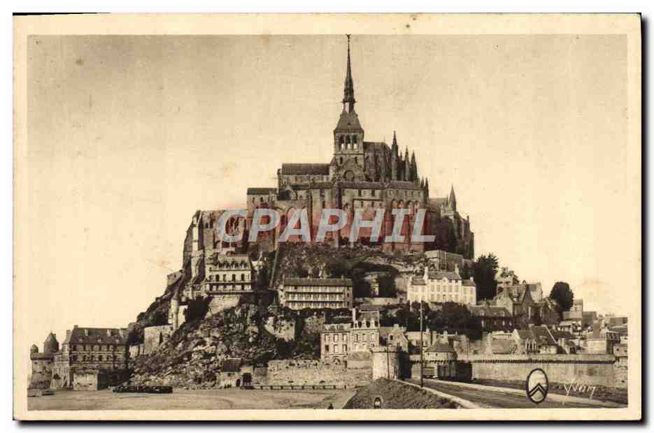 Mont-Saint-Michel — Vue panoramique — Les Éditions d'Art Yvon, Paris