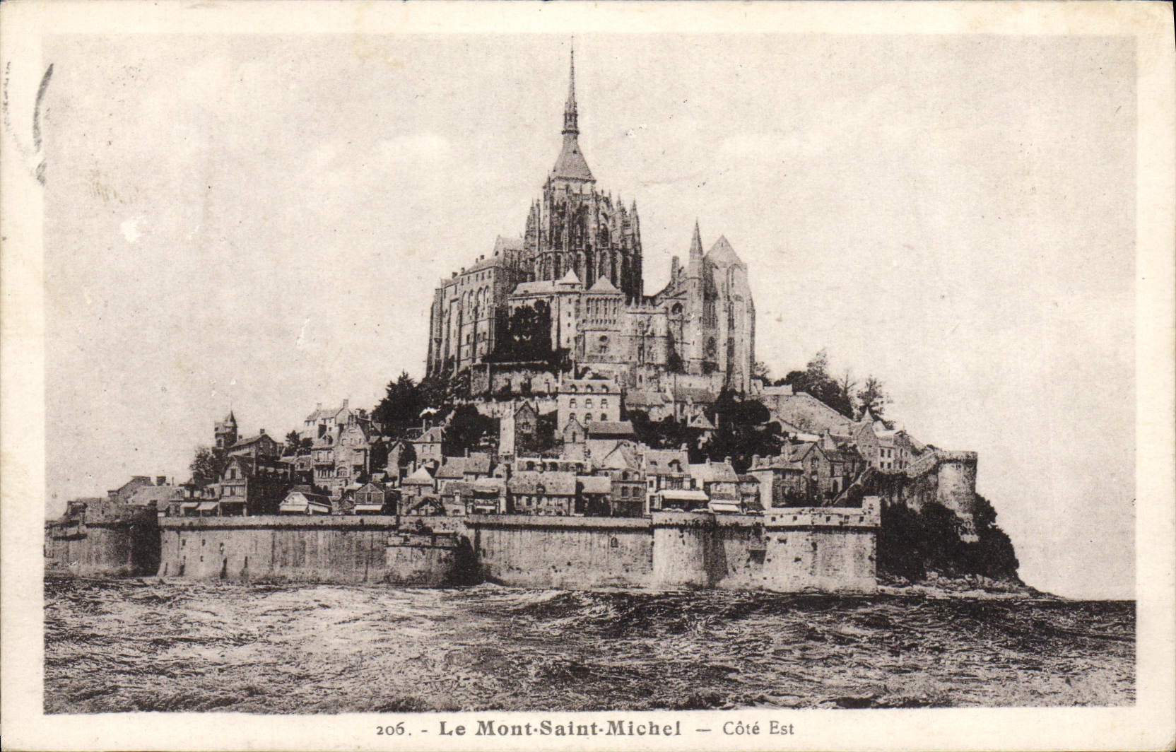 Le Mont-Saint-Michel — Côté Est — n° 206