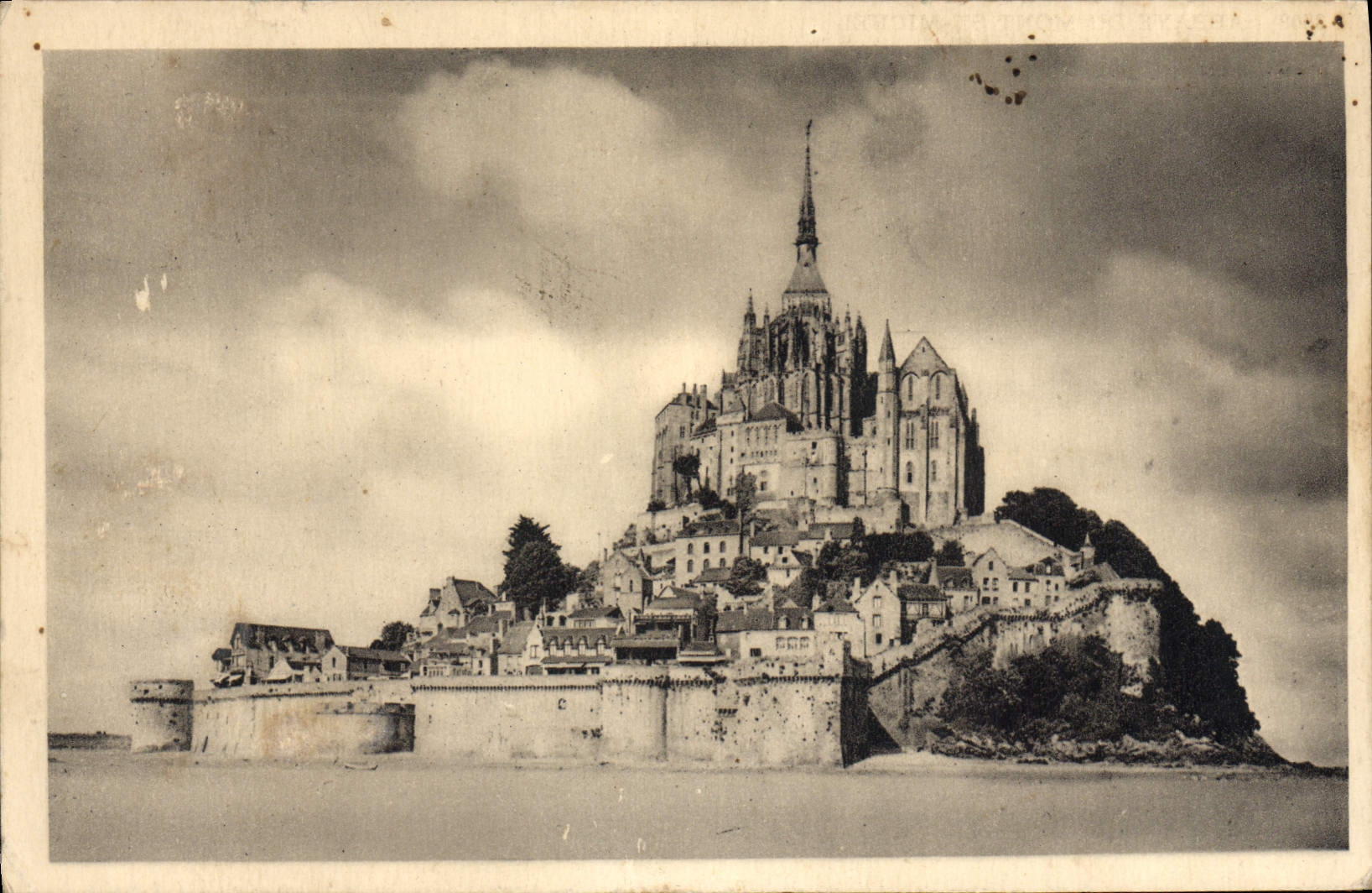 Monte Saint-Michel — Vista generale - Faccia Est — Abbazia del Monte Saint-Michel, n°3508